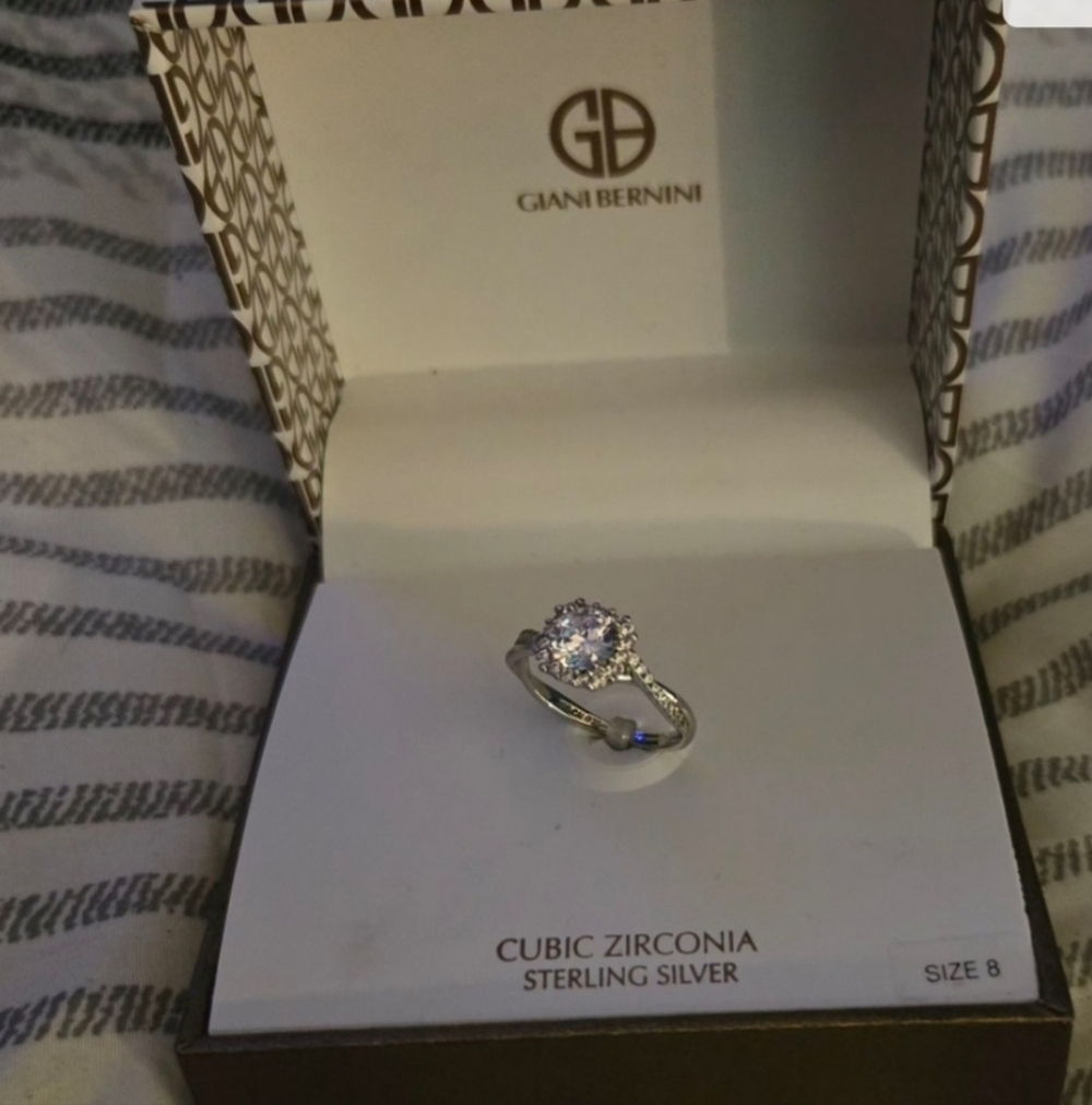 Giani Bernini Silver Cubic Zirconia Ring